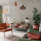 EPHEMERAL DAYS Móvel de TV com 3 Portas em Efeito Carvalho