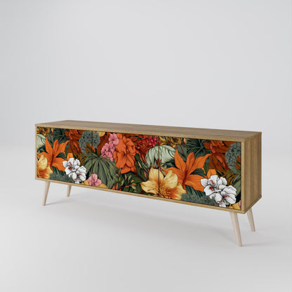 RADIANT FLORA 3-Door TV Cabinet