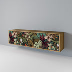 BOTANICAL EMERGENCE Móvel de TV com 3 Portas em Efeito Carvalho