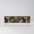 BOTANICAL EMERGENCE Móvel de TV com 3 Portas em Efeito Carvalho