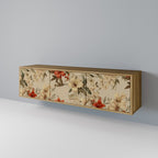 BLOOMING HARMONY Móvel de TV com 3 Portas em Efeito Carvalho