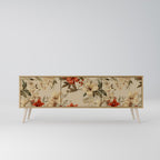 BLOOMING HARMONY Móvel de TV com 3 Portas em Efeito Carvalho