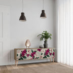 FLOWERET DREAM Móvel de TV com 3 Portas em Efeito Carvalho