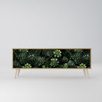 SUCCULENT JUNGLE 3-Door TV Stand in Oak Effect