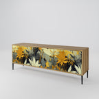 SUNKISSED LILY Móvel de TV com 3 Portas em Efeito Carvalho