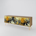 SUNKISSED LILY Móvel de TV com 3 Portas em Efeito Carvalho