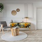 SUNKISSED LILY Móvel de TV com 3 Portas em Efeito Carvalho