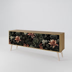 SECRET VERDURE 3-Door TV Stand in Oak Effect