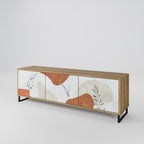 TRANQUIL TWIG Móvel de TV com 3 Portas em Efeito Carvalho