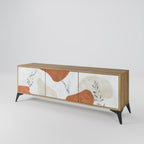 TRANQUIL TWIG Móvel de TV com 3 Portas em Efeito Carvalho