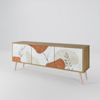 TRANQUIL TWIG Móvel de TV com 3 Portas em Efeito Carvalho