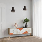 TRANQUIL TWIG Móvel de TV com 3 Portas em Efeito Carvalho