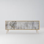 FADE IN THE TREES Móvel de TV com 3 Portas em Efeito Carvalho