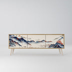 JAPANESE LANDSCAPE Móvel de TV com 3 Portas em Efeito Carvalho