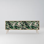 EERIE STROMANTHE Móvel de TV com 3 Portas em Efeito Carvalho