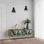 EERIE STROMANTHE Móvel de TV com 3 Portas em Efeito Carvalho