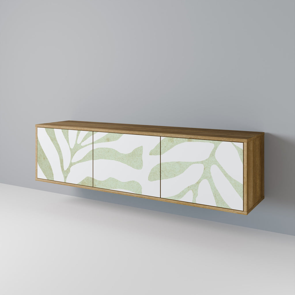 BOTANICAL SPARK Móvel de TV com 3 Portas em Efeito Carvalho