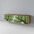 WILDERNESS DASH Móvel de TV com 3 Portas em Efeito Carvalho