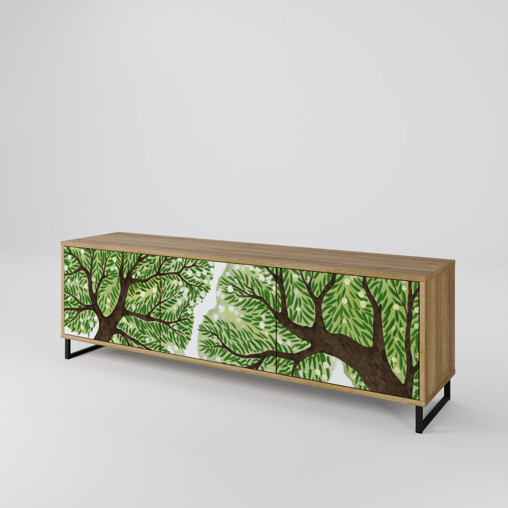 WILDERNESS DASH Móvel de TV com 3 Portas em Efeito Carvalho