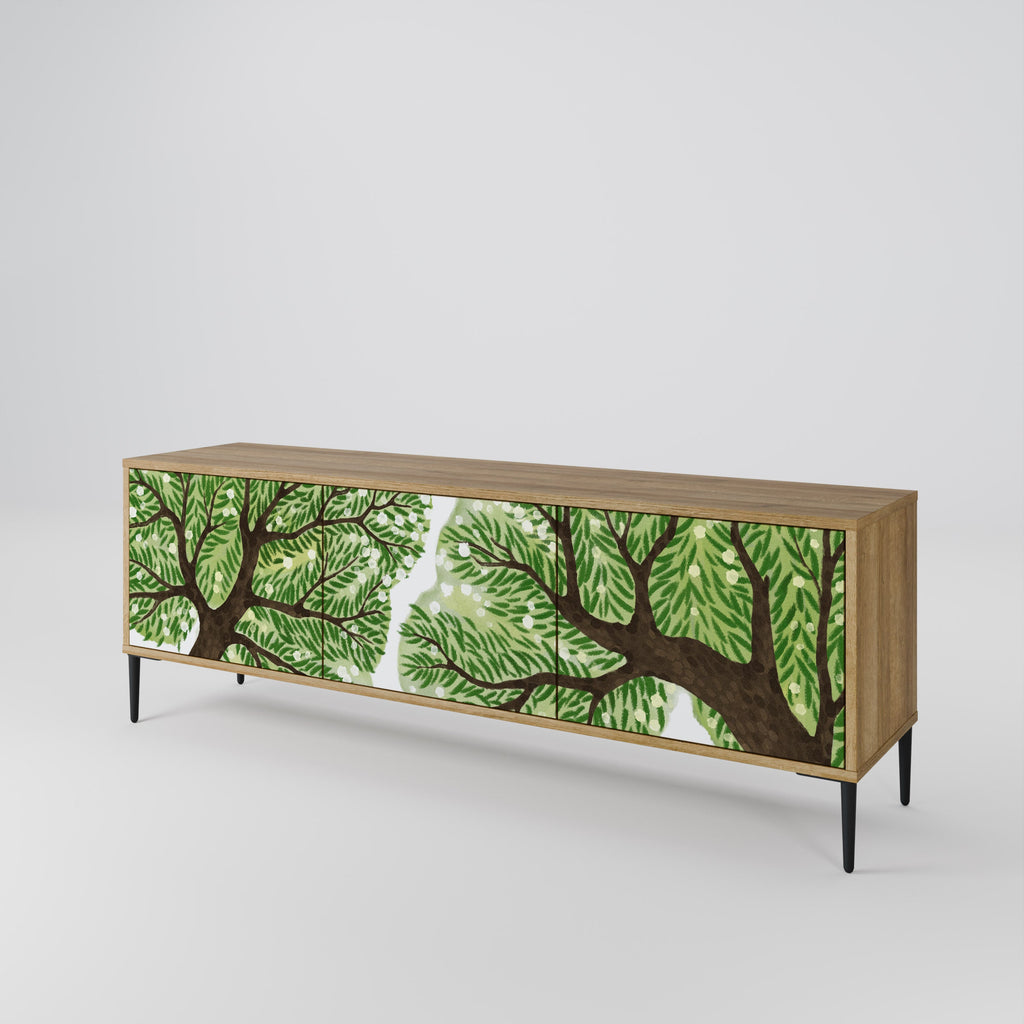 WILDERNESS DASH Móvel de TV com 3 Portas em Efeito Carvalho