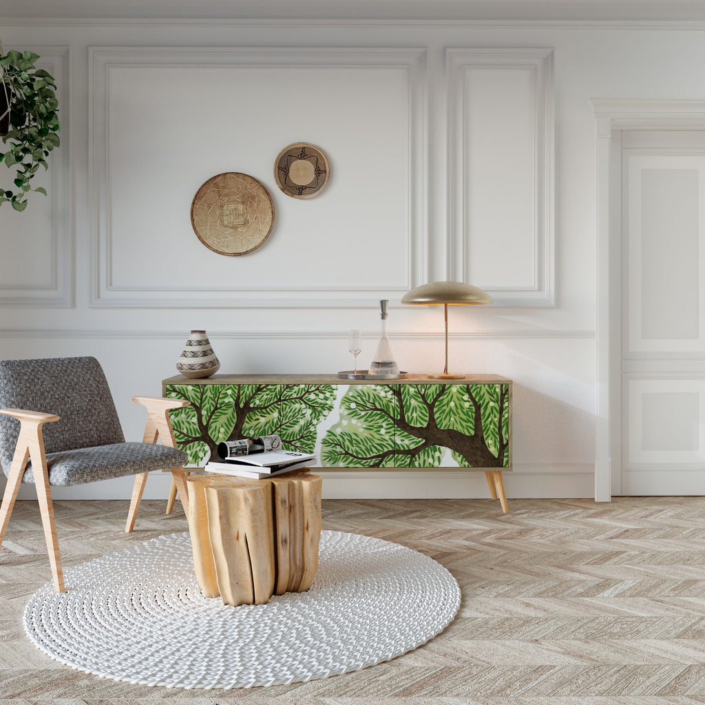 WILDERNESS DASH Móvel de TV com 3 Portas em Efeito Carvalho