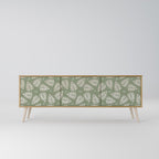 LEAVES ON GREEN Móvel de TV com 3 Portas em Efeito Carvalho