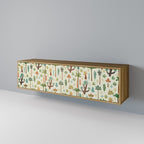 PALM SPRING Móvel de TV com 3 Portas em Efeito Carvalho