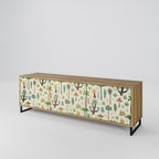 PALM SPRING Móvel de TV com 3 Portas em Efeito Carvalho