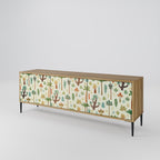 PALM SPRING Móvel de TV com 3 Portas em Efeito Carvalho