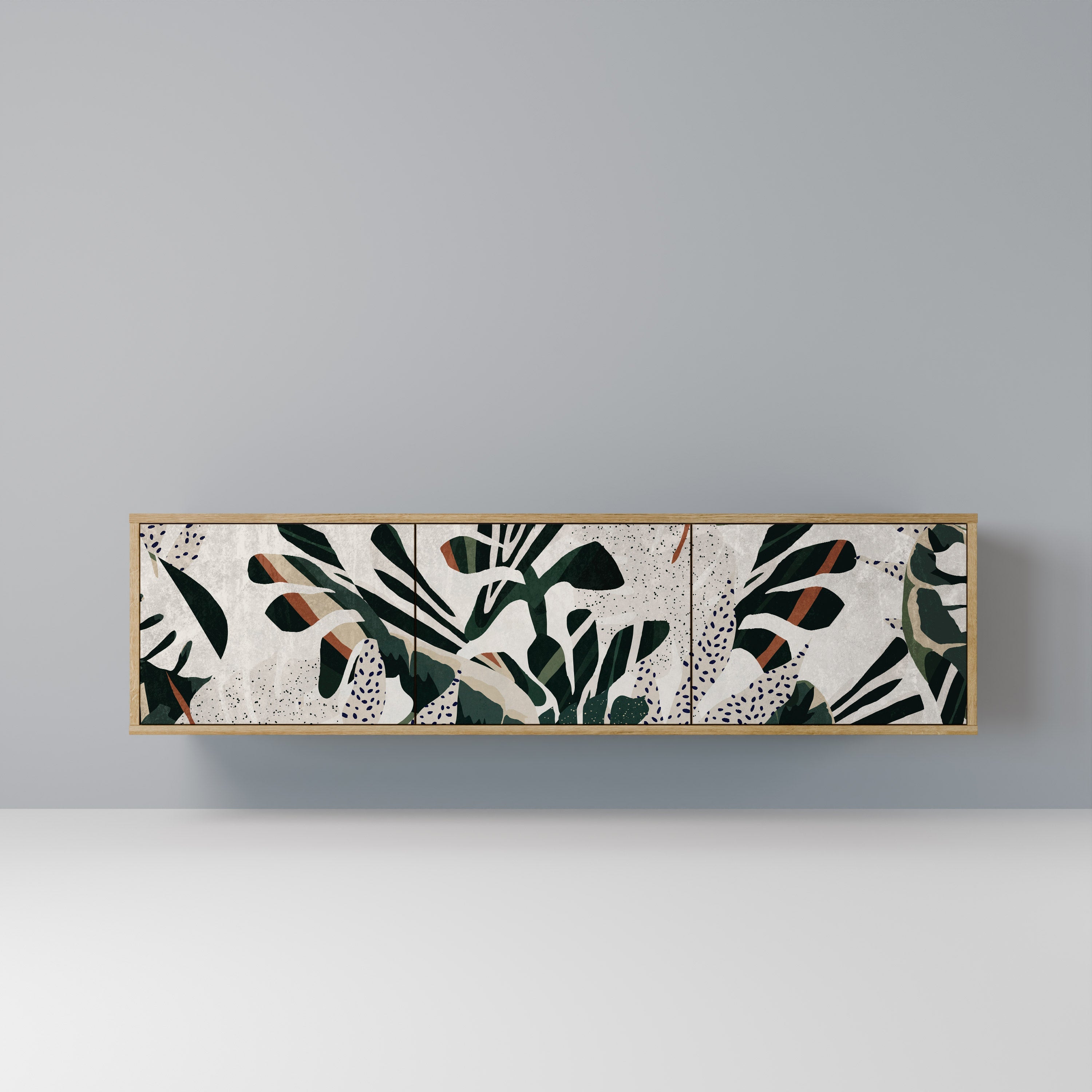 VERDURE FORMATION Móvel de TV com 3 Portas em Efeito Carvalho