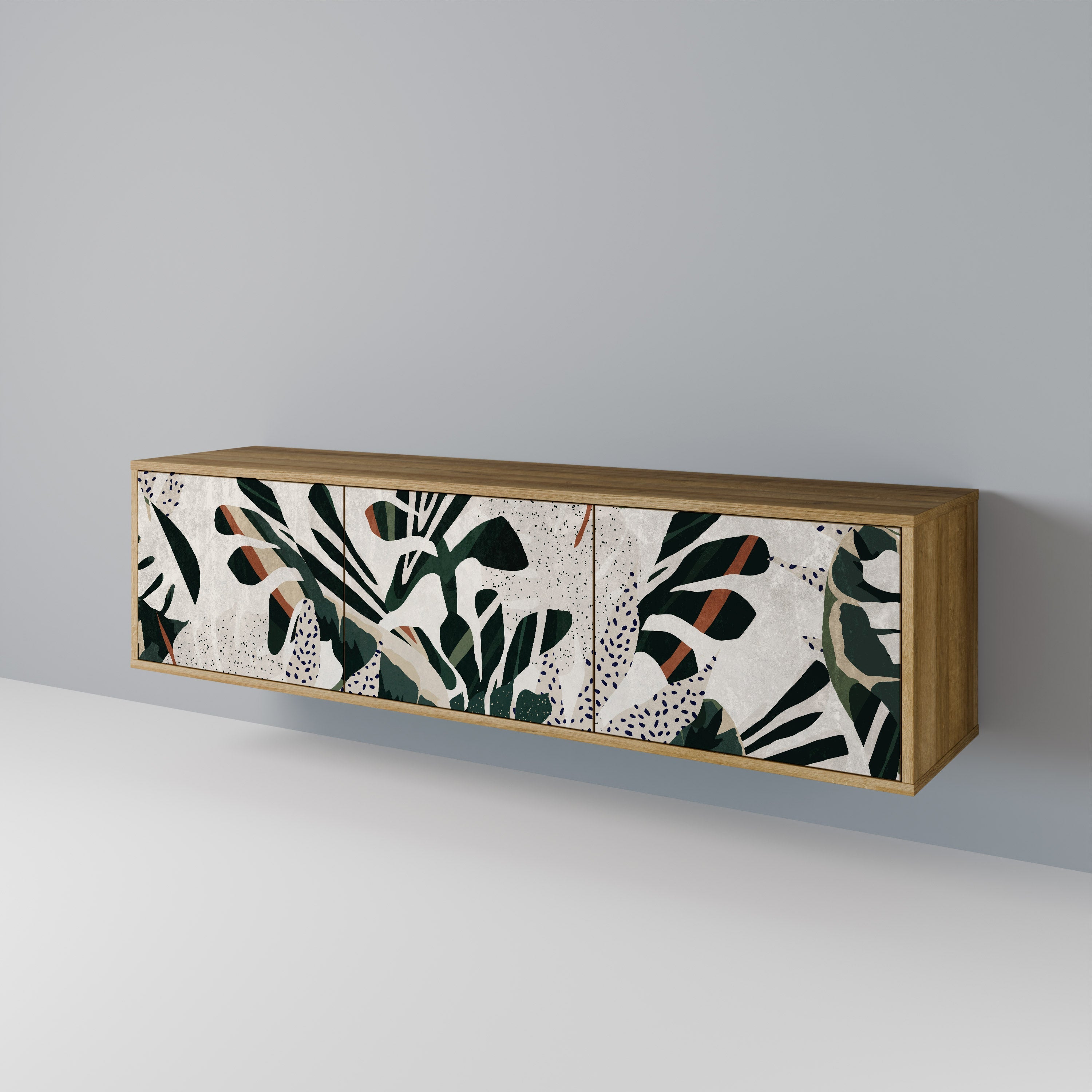 VERDURE FORMATION Móvel de TV com 3 Portas em Efeito Carvalho