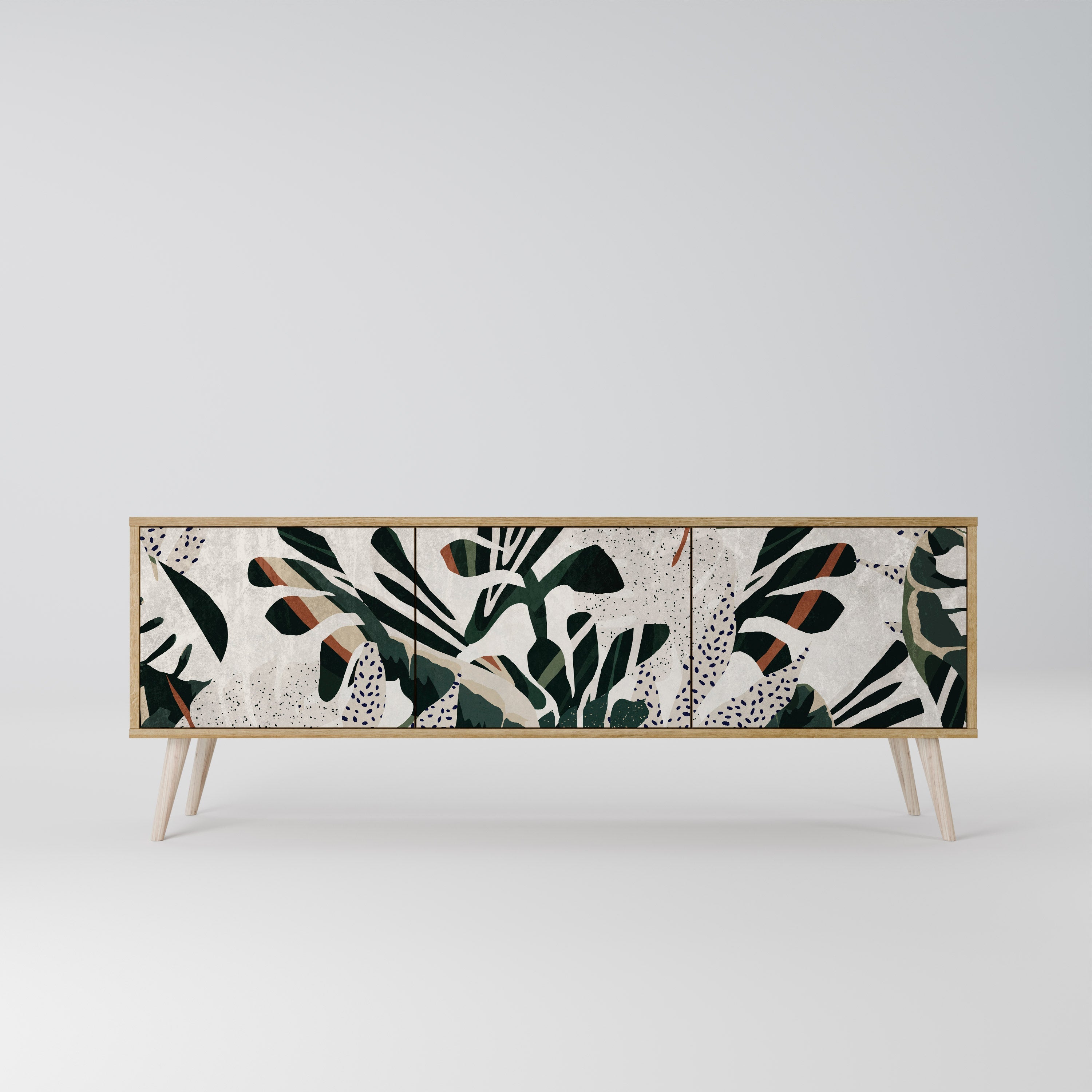 VERDURE FORMATION Móvel de TV com 3 Portas em Efeito Carvalho