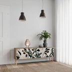 VERDURE FORMATION Móvel de TV com 3 Portas em Efeito Carvalho