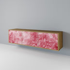 SWEET TROPICS Móvel de TV com 3 Portas em Efeito Carvalho