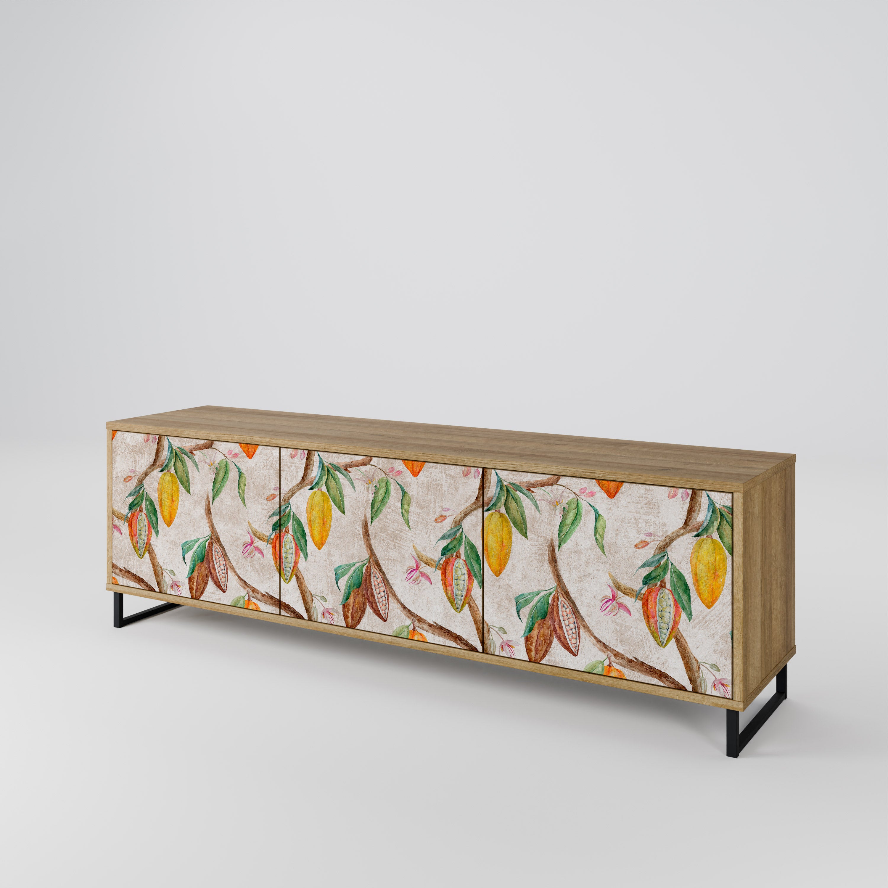 COCOA FRUITS 3-Door TV Cabinet