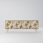 COCOA FRUITS Móvel de TV com 3 Portas em Efeito Carvalho