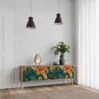 AUTUMN KALEIDOSCOPE Móvel de TV com 3 Portas em Efeito Carvalho