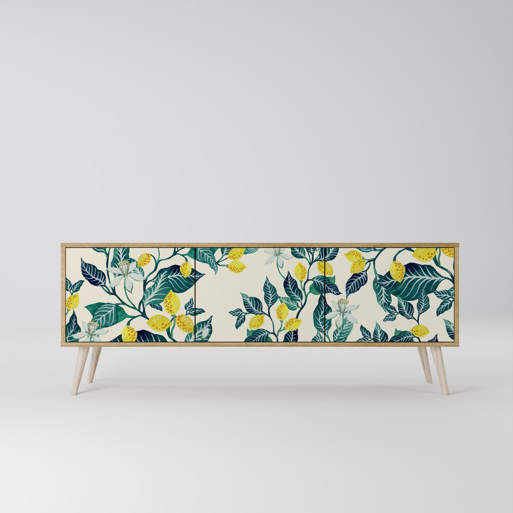 LEMON TREE Móvel de TV com 3 Portas em Efeito Carvalho