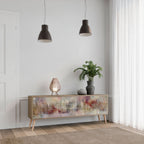 VEILED SUMMIT Móvel de TV com 3 Portas em Efeito Carvalho