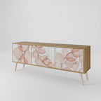 AUTUMN FRAGILITY Móvel de TV com 3 Portas em Efeito Carvalho