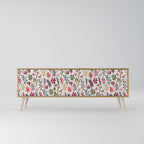 AUTUMN SUNDRIES 3-Door TV Stand in Oak Effect