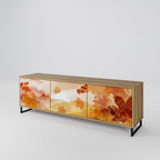 TRACES OF AUTUMN 3-Door TV Stand in Oak Effect