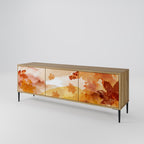 TRACES OF AUTUMN 3-Door TV Stand in Oak Effect