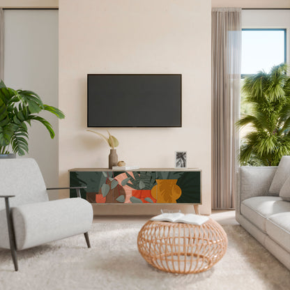 TROPICAL COMPOSITION Móvel de TV de 3 Portas