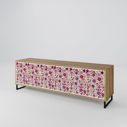 PETAL GARDEN Móvel de TV de 3 Portas