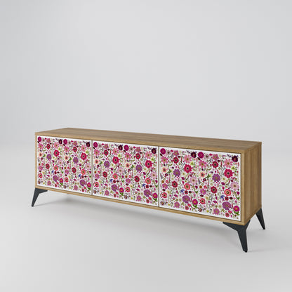 PETAL GARDEN Móvel de TV de 3 Portas