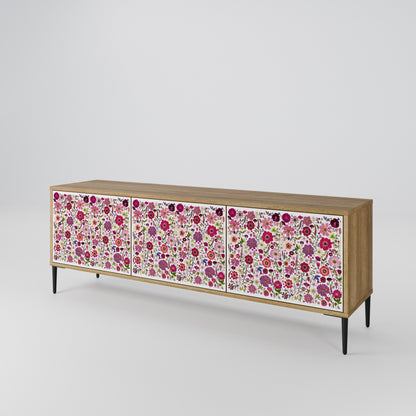 PETAL GARDEN Móvel de TV de 3 Portas