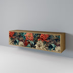 SPROUTING GRACE 3-Door TV Stand in Oak Effect