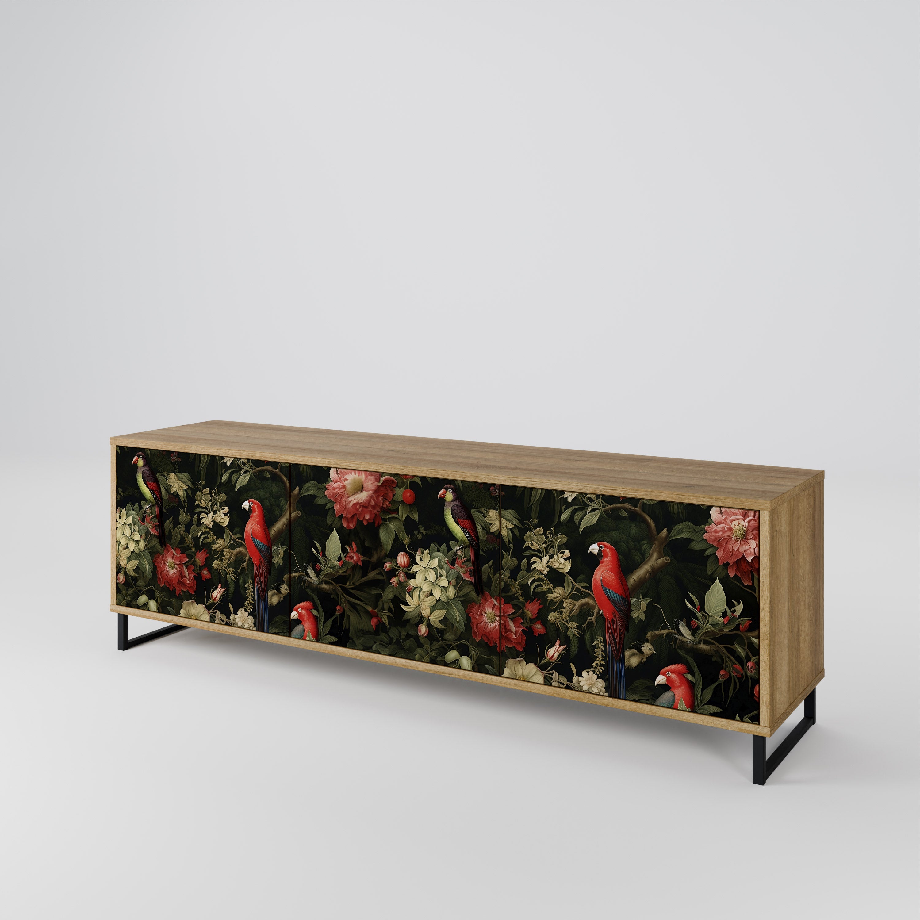 AVIAN GREENERY 3-Door TV Cabinet