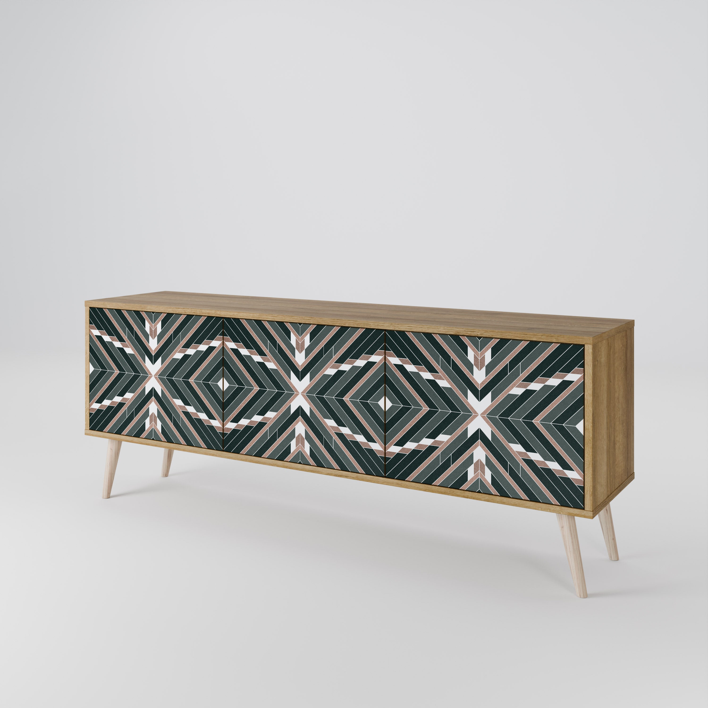 DIMENSION DELIGHTS 3-Door TV Cabinet